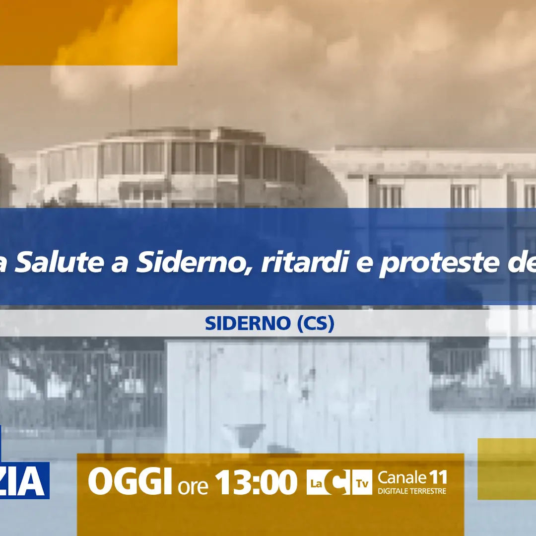 Siderno, la Casa della Salute tra ritardi e proteste dei cittadini: focus oggi a Dentro la notizia\n