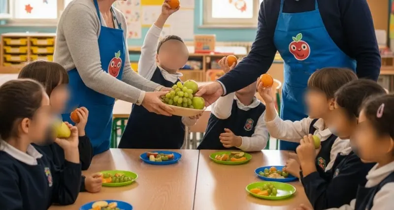 Il 2026 porta frutta e verdure nelle scuole di Rende\n