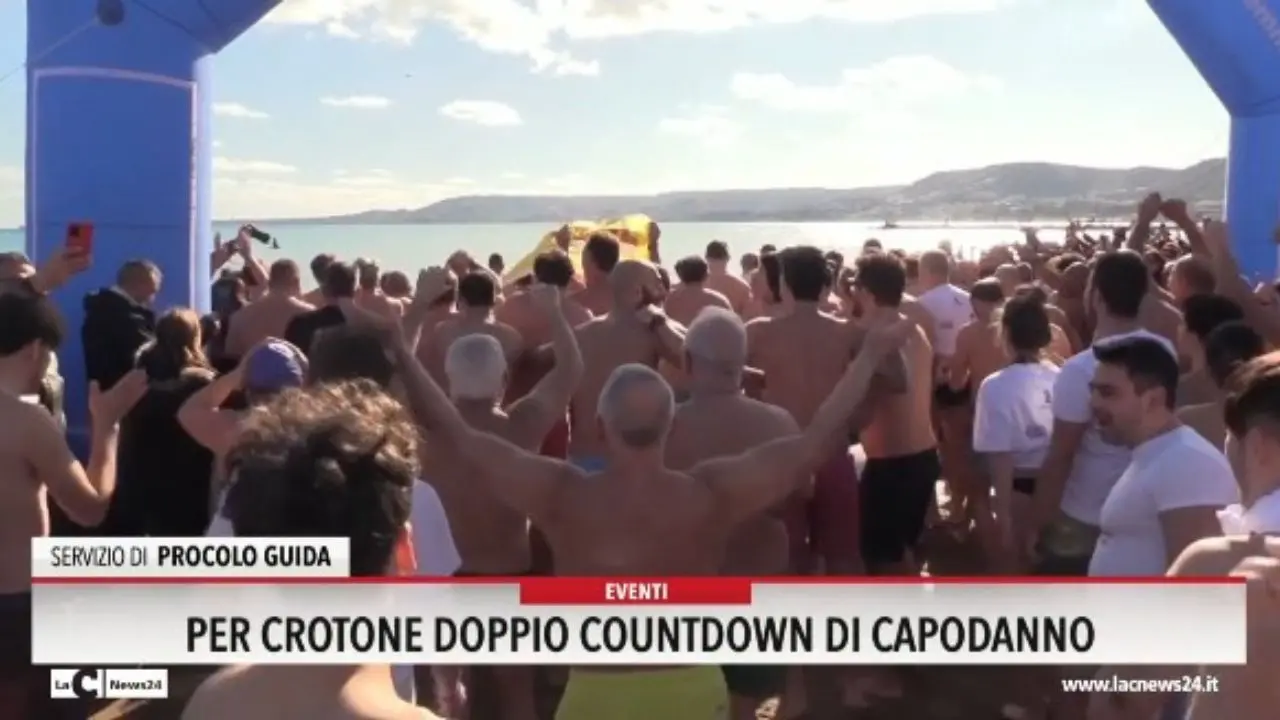 Per Crotone doppio countdown di Capodanno