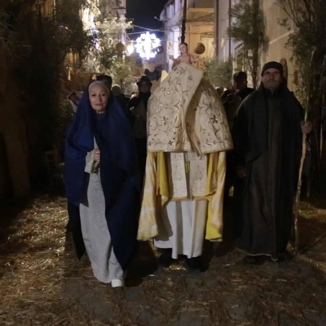 A LaC Storie la piccola Betlemme di Drapia: così\u00A0il presepe vivente ha reso il borgo un luogo senza tempo