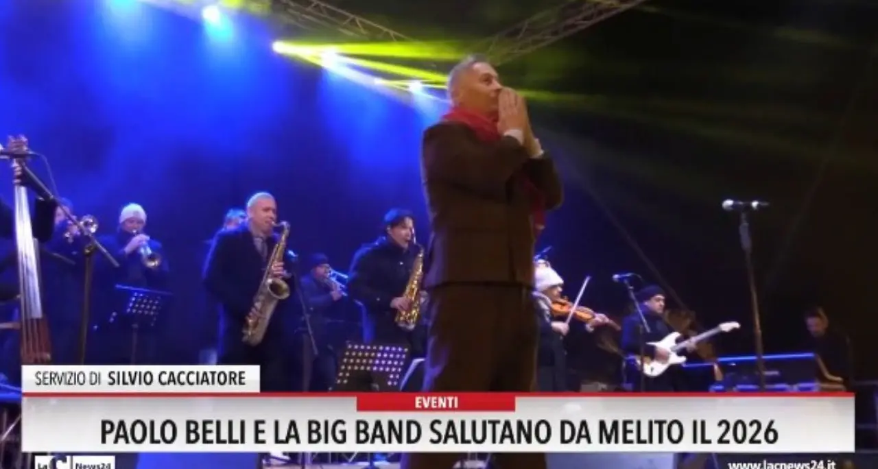Paolo Belli e la Big Band salutano da Melito il 2026
