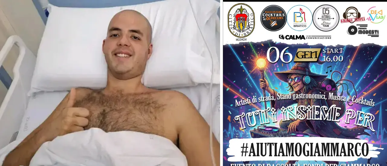 Briatico si mobilita per Gianmarco: raccolta fondi per il 25enne di Vibo Marina travolto da un muletto\n