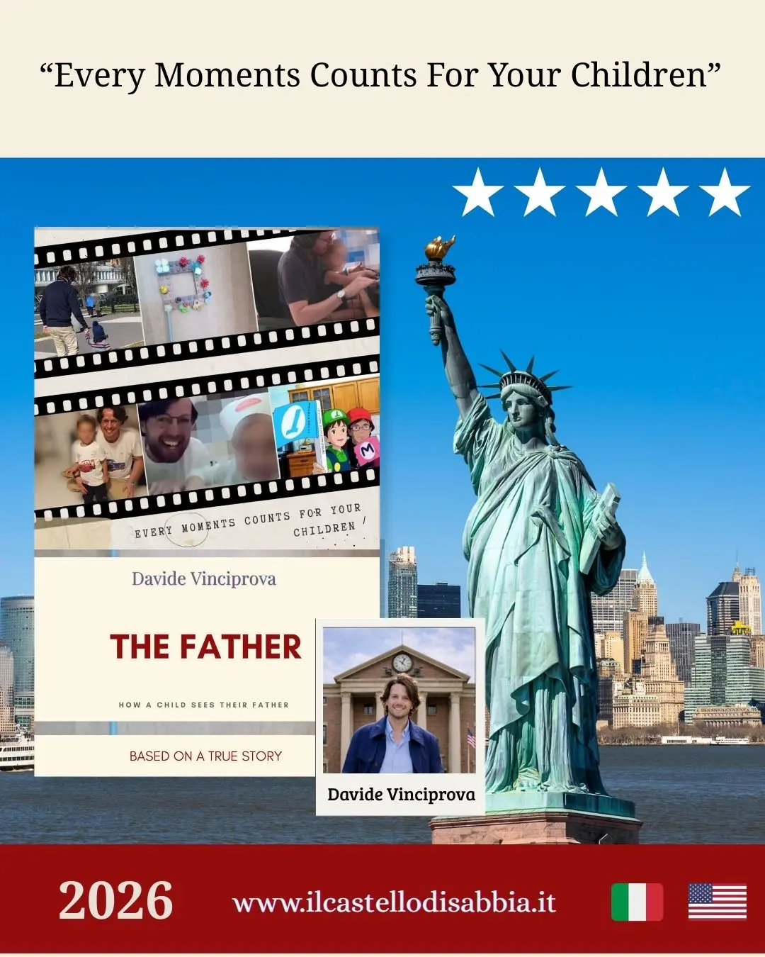 Da Reggio Calabria a New York: il libro “Questo è Papà” di Davide Vinciprova sbarca negli Stati Uniti\n