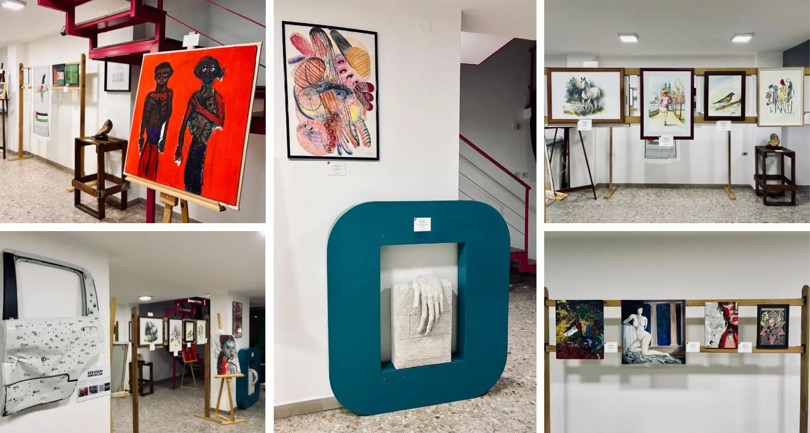 Tutto pronto per l'inaugurazione della mostra solidale \"Artisti per Gaza San Giovanni in Fiore\"\n