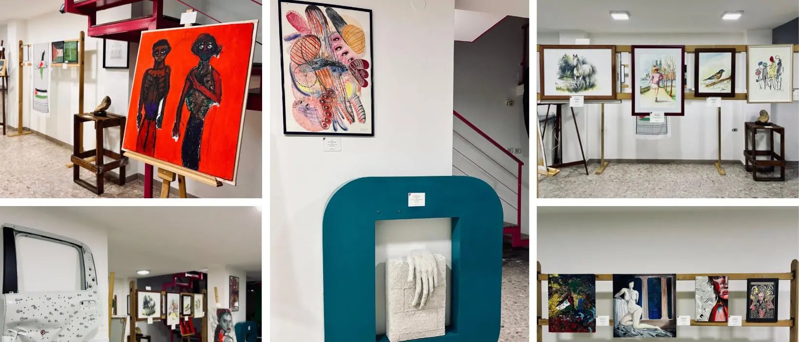 Tutto pronto per l'inaugurazione della mostra solidale \"Artisti per Gaza San Giovanni in Fiore\"\n