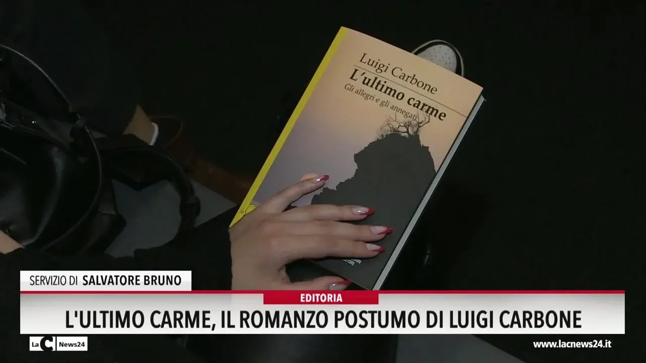 L'ultimo carme, il romanzo postumo di Luigi Carbone