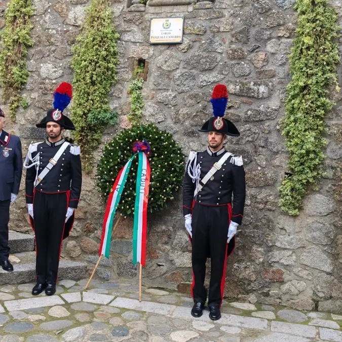 A San Giorgio Morgeto onore al carabiniere scelto\u00A0Pasquale Camarda, medaglia d’Argento valor militare\n