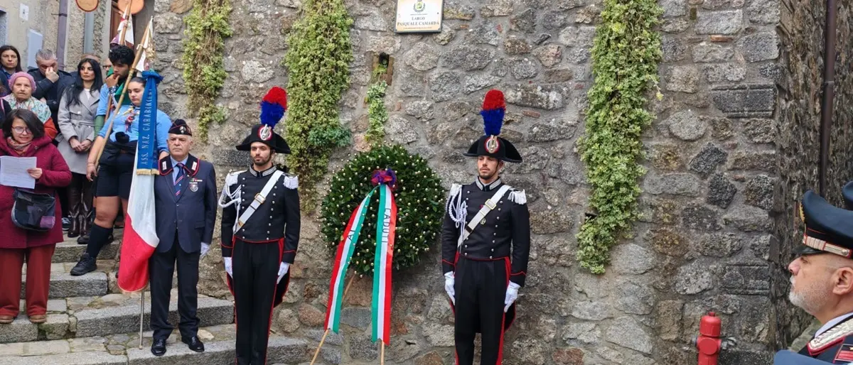 A San Giorgio Morgeto onore al carabiniere scelto\u00A0Pasquale Camarda, medaglia d’Argento valor militare\n