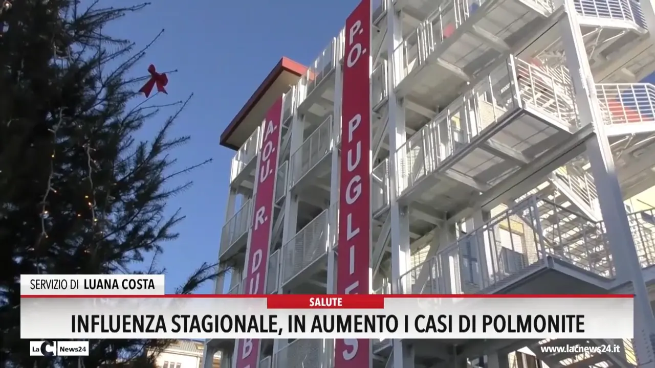 Influenza stagionale, in aumento i casi di polmonite