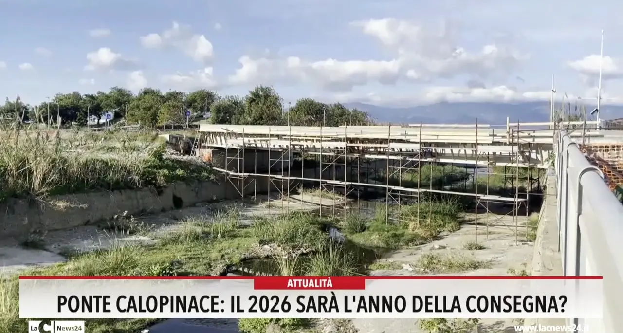 Ponte Calopinace, il 2026 sarà l'anno della consegna