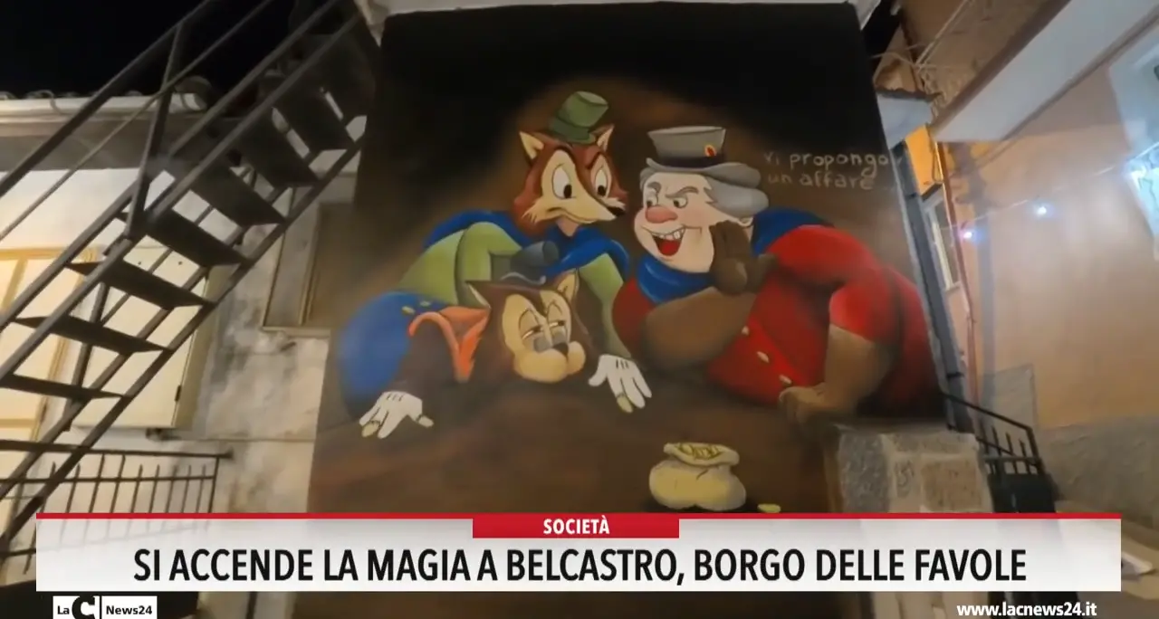 Si accende la magia a Belcastro, borgo delle favole