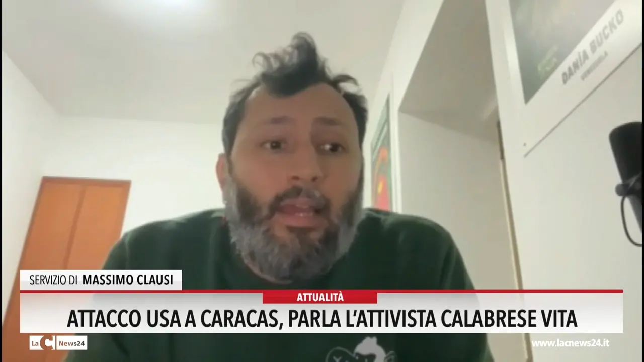 Attacco Usa a Caracas, parla l'attivista calabrese Vita