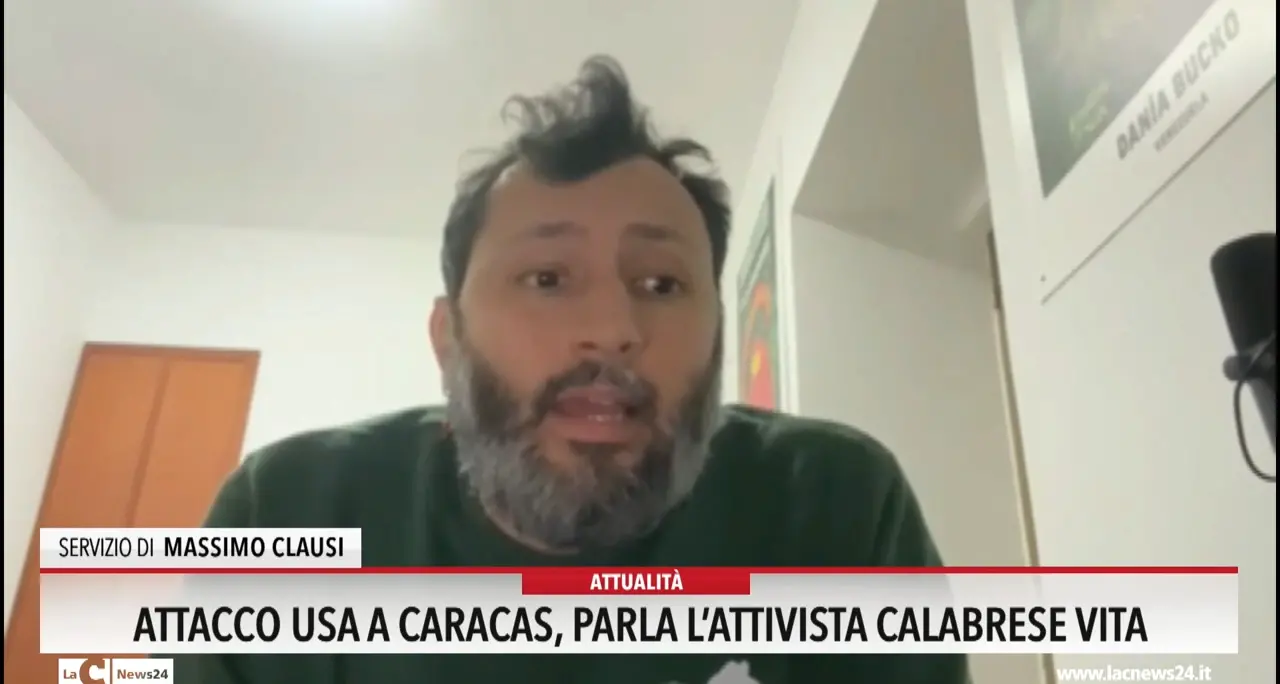 Attacco Usa a Caracas, parla l'attivista calabrese Vita