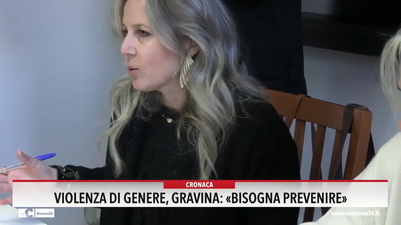 Violenza di genere, Gravina: «Bisogna prevenire»