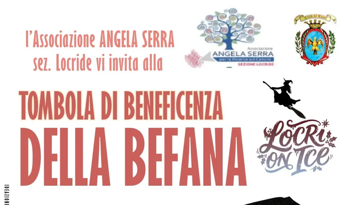 Locri on Ice, il 6 gennaio la\u00A0Tombolata di beneficenza della Befana\u00A0\n