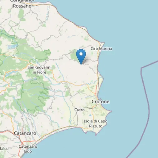 Scosse di terremoto in Calabria, ecco epicentro e magnitudo