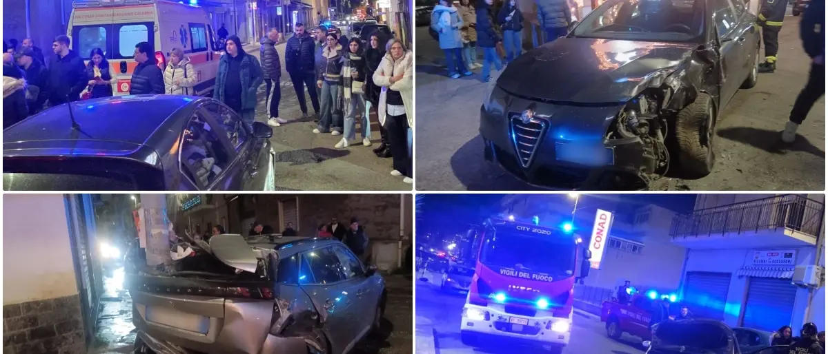 Catona, prima lo scontro poi la carambola sulla nazionale: coinvolte quattro auto