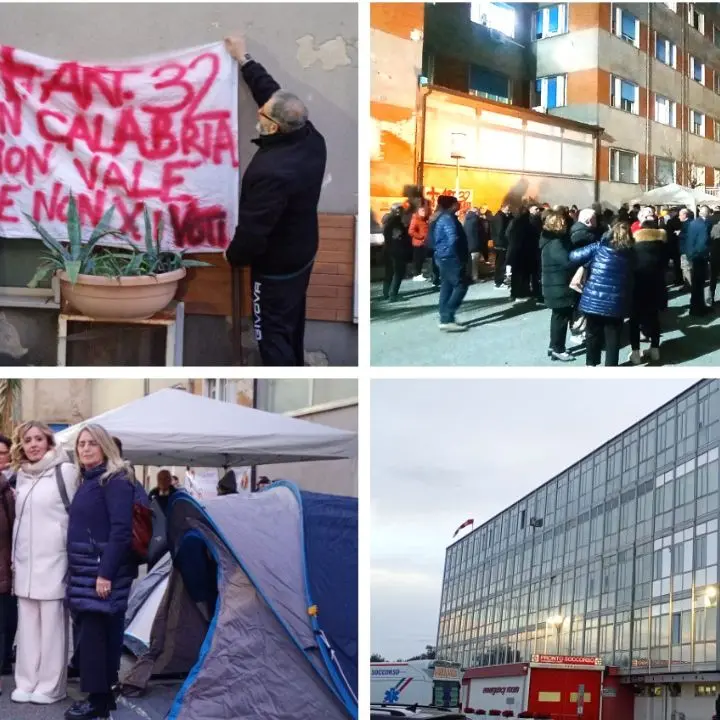 «L’ospedale di Polistena muore, pronti a tutto per salvarlo»:\u00A0tende e presidio contro il rischio di chiusura della rianimazione\n