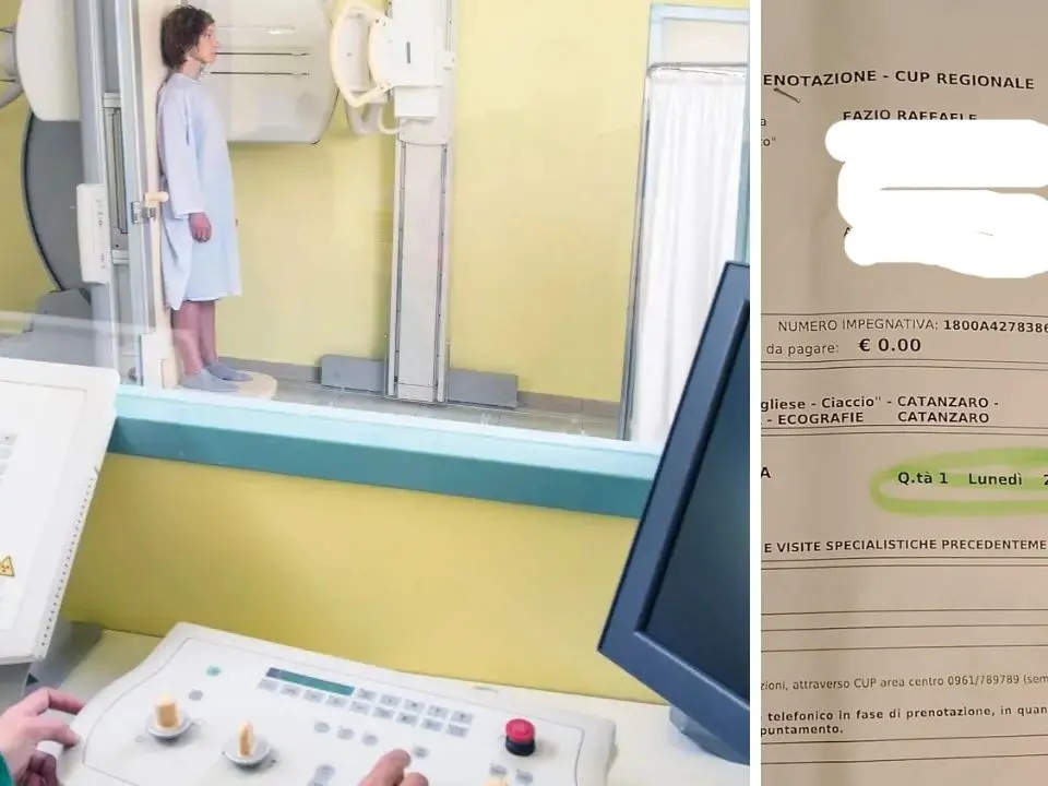 In Calabria liste d’attesa infinite, ecografia urgente fissata al 2027: il caso di un pensionato già vittima della ‘ndrangheta