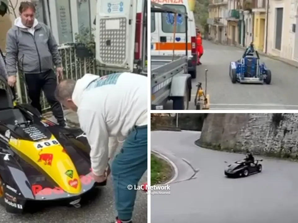 Velocità senza motore, a Nocera Terinese successo per la prima edizione del Befana Gravity Race