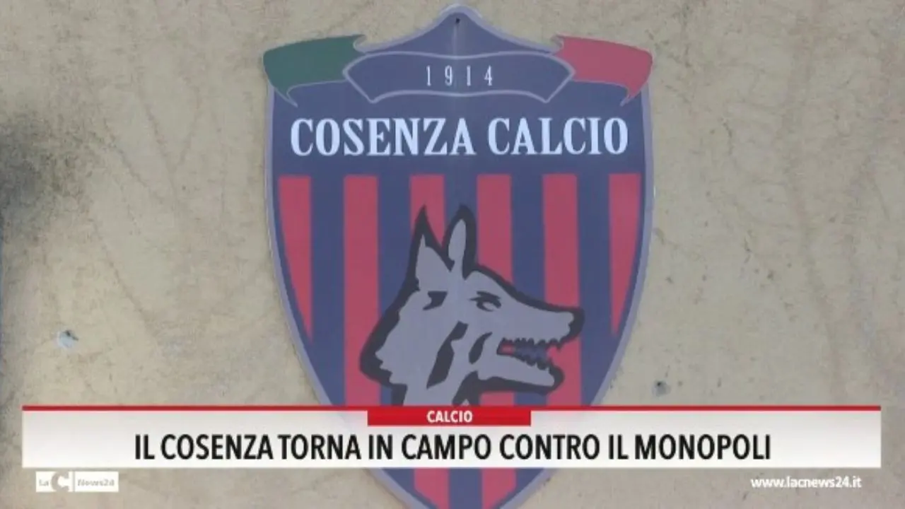 Il Cosenza torna in campo contro il Monopoli