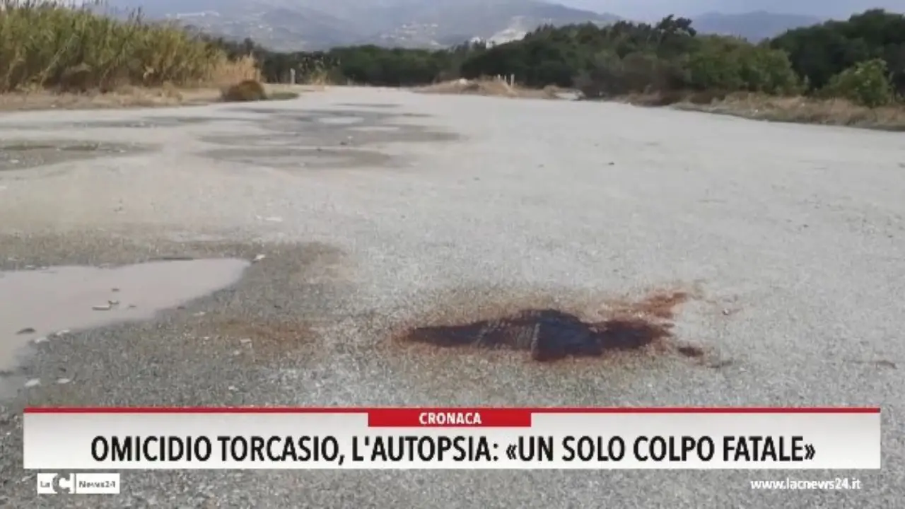 Omicidio Torcasio, l'autopsia: «Un solo colpo fatale»