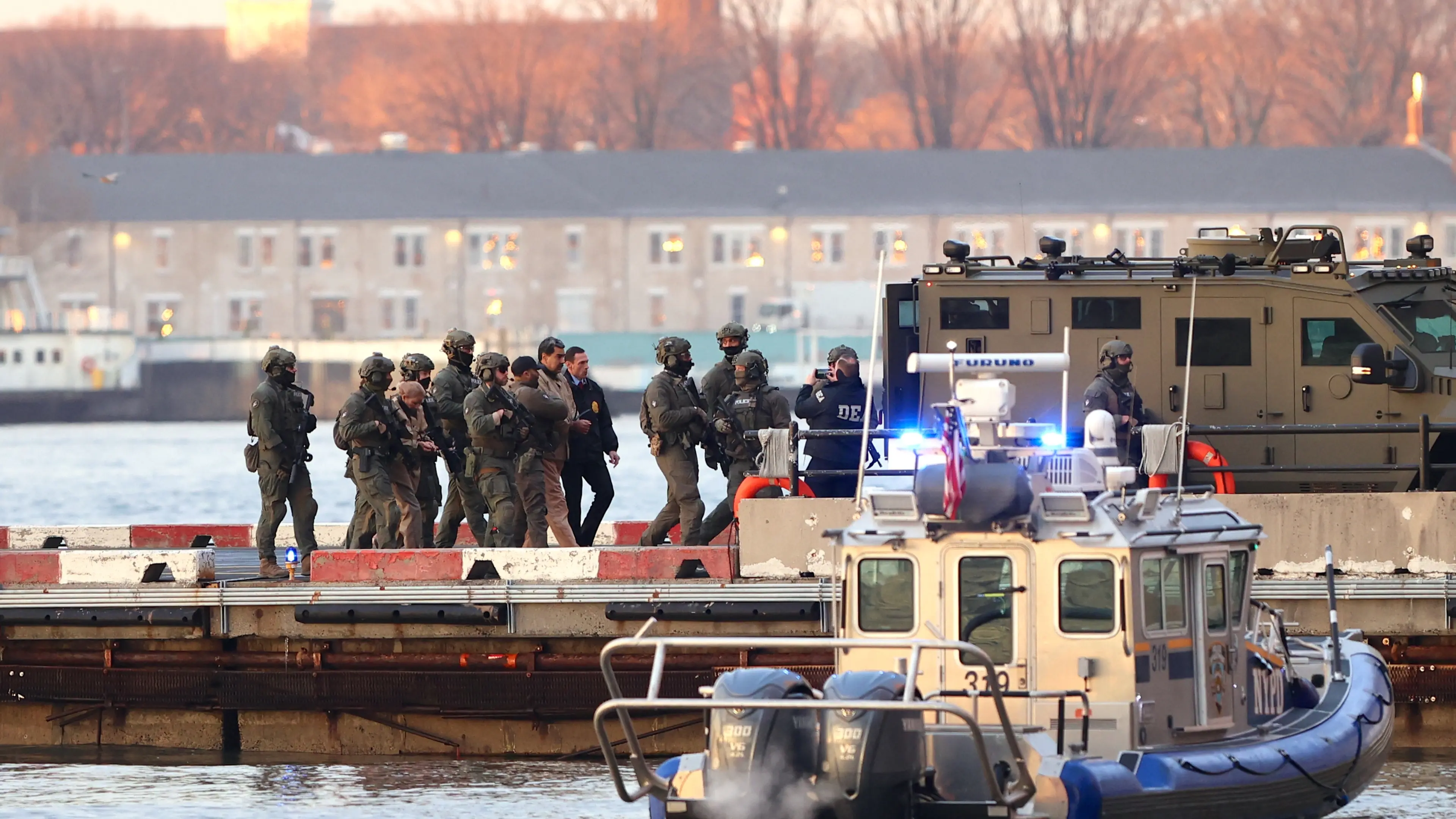 Maduro e la moglie a New York, foto Ipa , Guerin Charles/ABACA