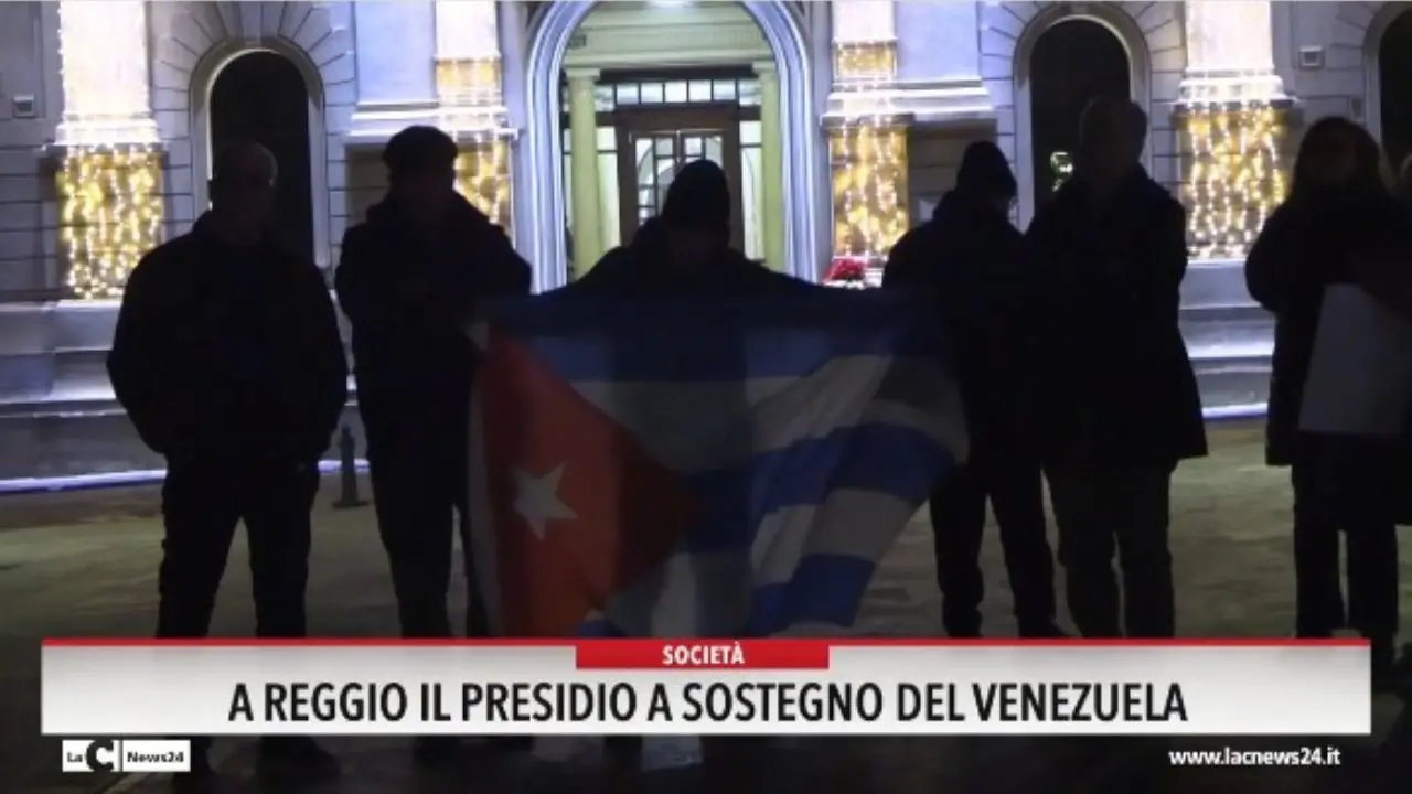 A Reggio il presidio a sostegno del Venezuela