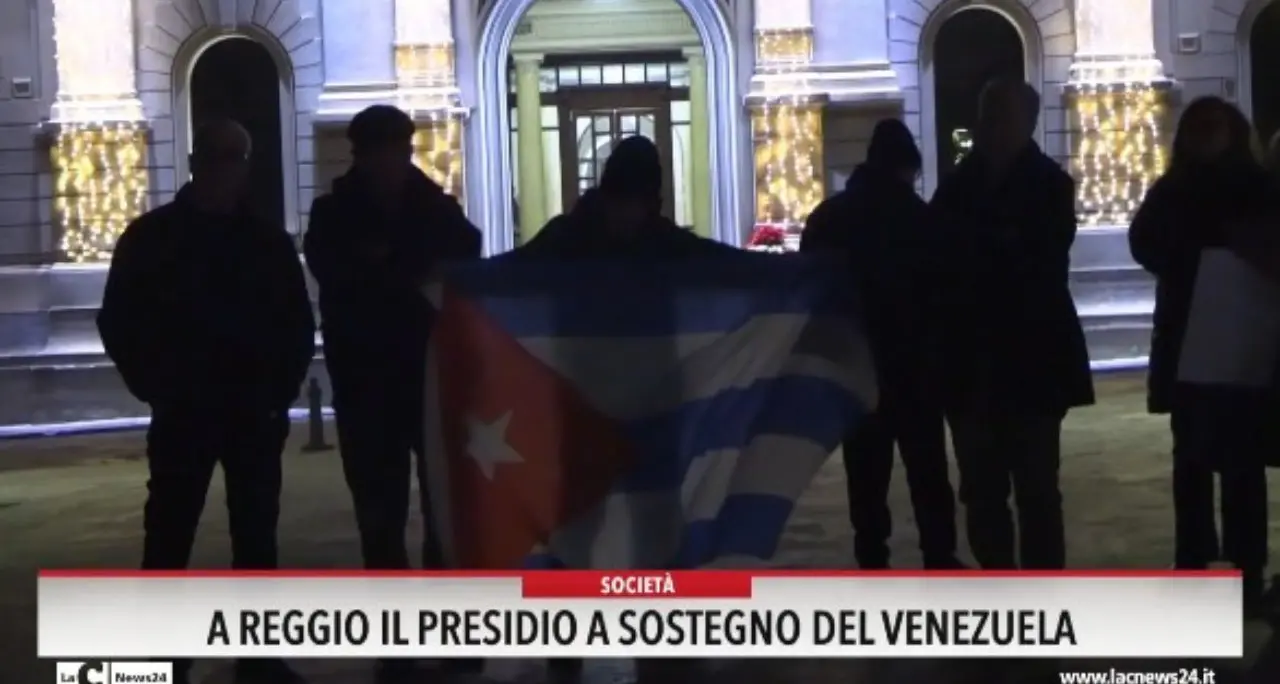 A Reggio il presidio a sostegno del Venezuela