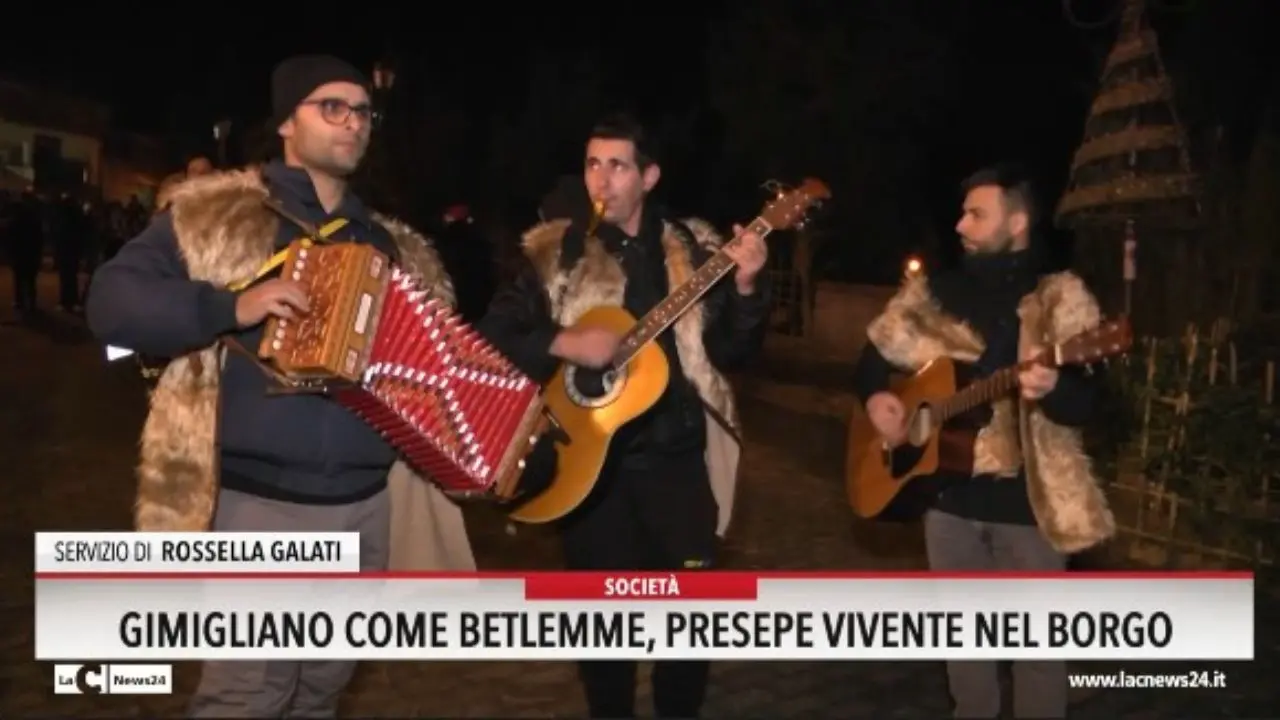 Gimigliano come Betlemme, presepe vivente nel borgo