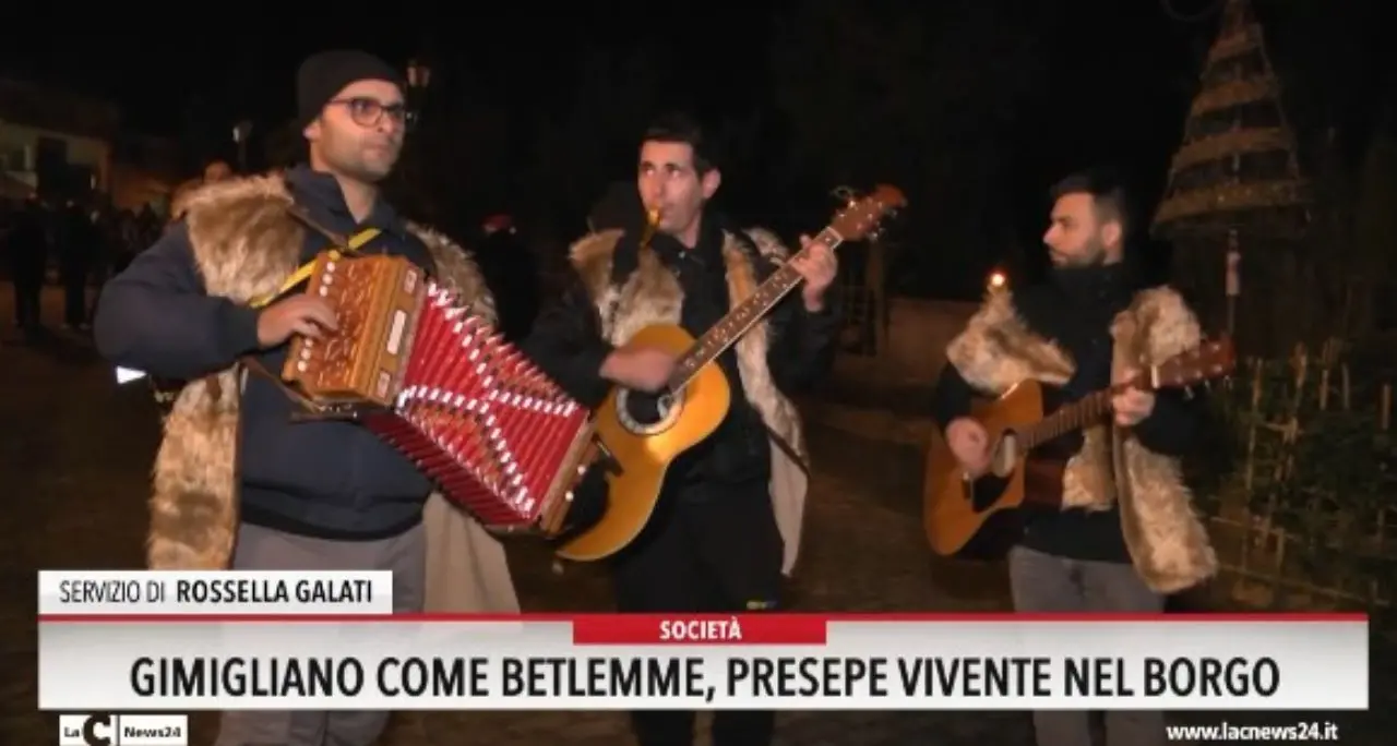 Gimigliano come Betlemme, presepe vivente nel borgo