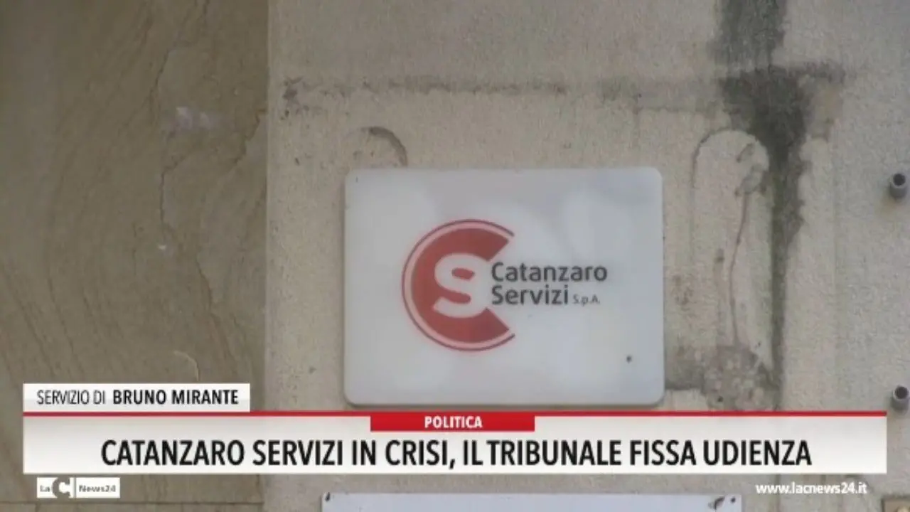 Catanzaro servizi in crisi, il tribunale fissa udienza