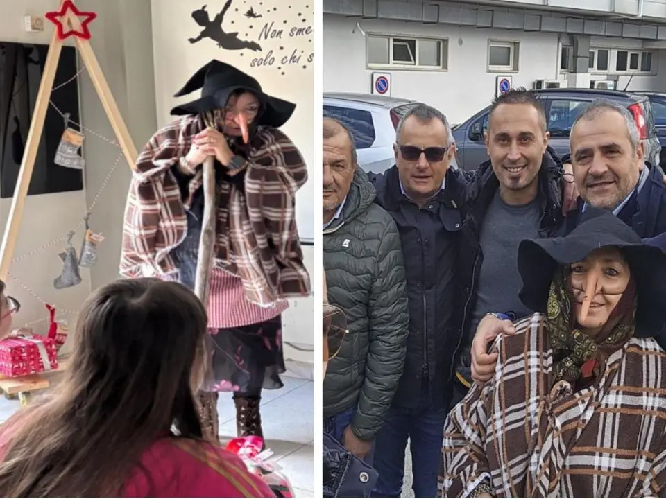 Polistena, la Befana porta sorrisi all’orfanotrofio della Comunità Beato Luigi Monti