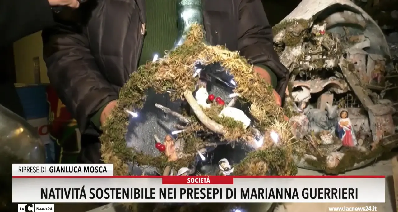 Natività sostenibile nei presepi di Marianna Guerrieri