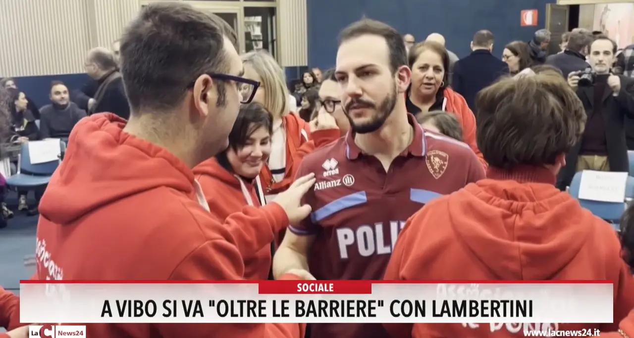 A Vibo si va \"Oltre le barriere\" con Lambertini