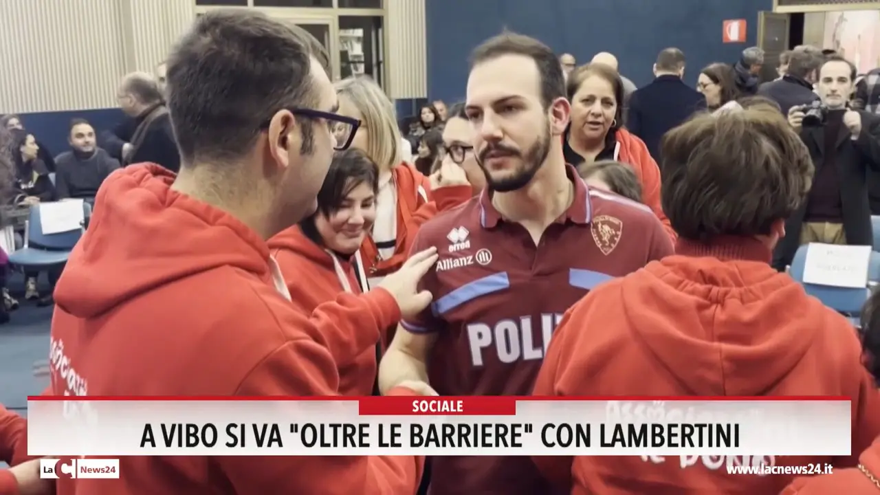 A Vibo si va \"Oltre le barriere\" con Lambertini