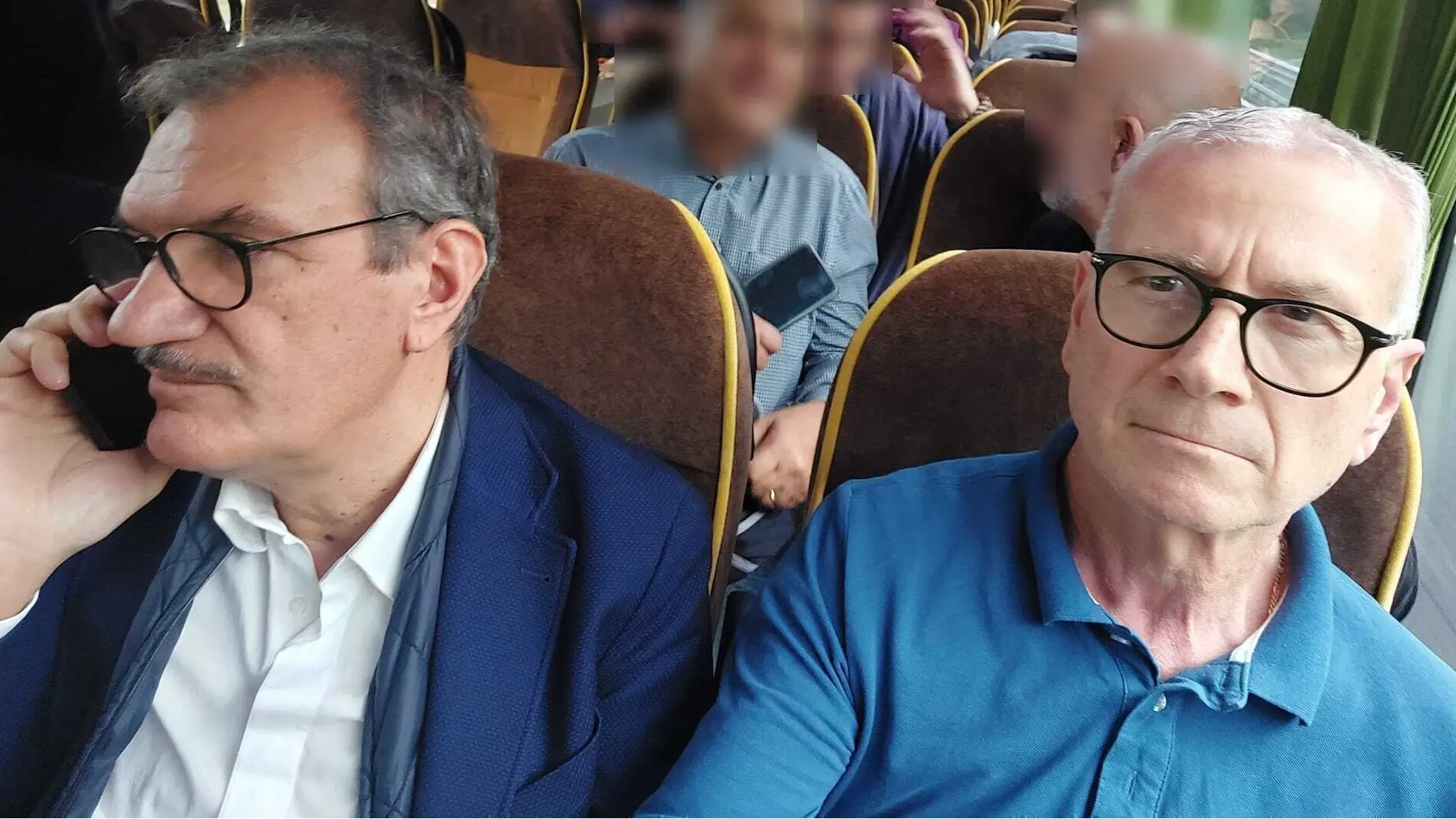 <p>Da sinistra, Romeo e Iannello</p>\\n