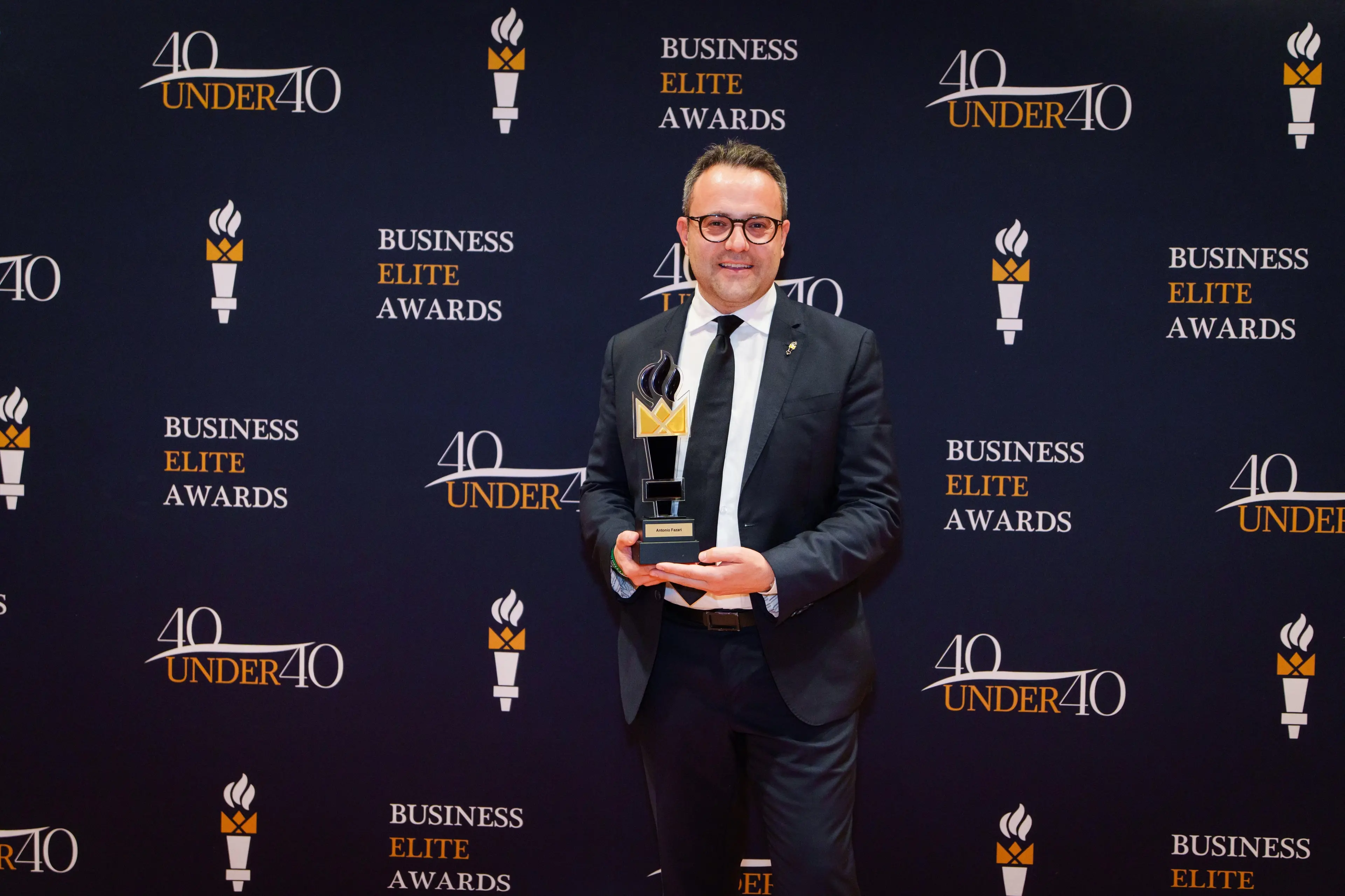 Antonio Fazari premiato tra i “40 Under 40” Europe 2025 ai Business Elite Awards\n