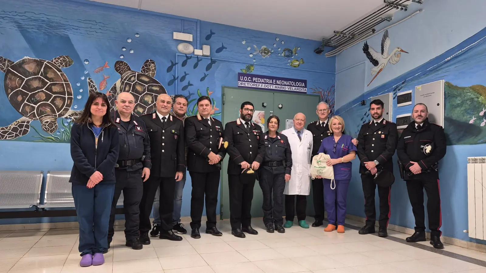 Epifania tra corsie e solidarietà, i Carabinieri Forestali portano speranza e natura negli ospedali pediatrici del Sud\n