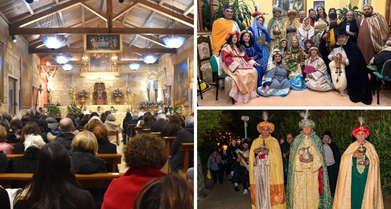 Successo a Bagnara Calabra per il corteo dei re magi: folla alla Cittadella dell’Immacolata\n