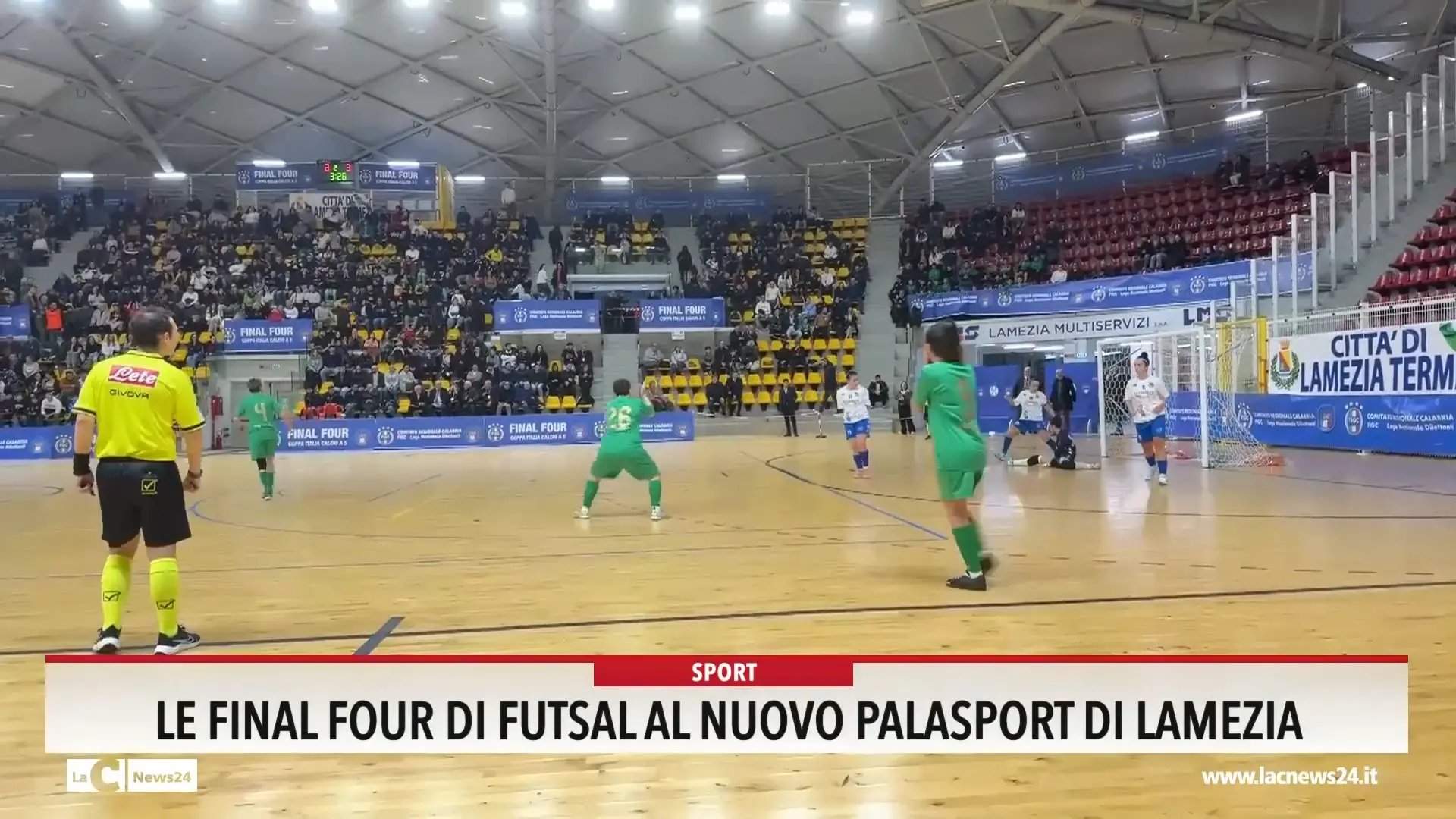 Le Final four di futsal al nuovo palasport di Lamezia