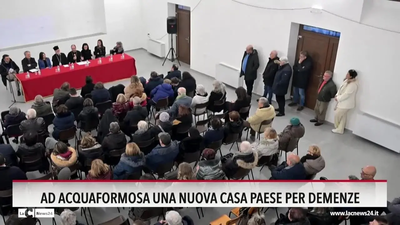 Ad Acquaformosa una nuova casa paese per demenze