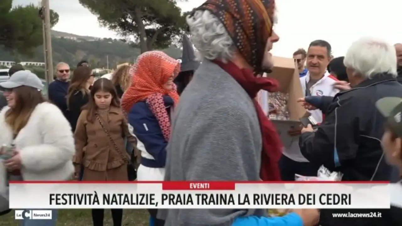 Festività natalizie, Praia traina la Riviera dei Cedri