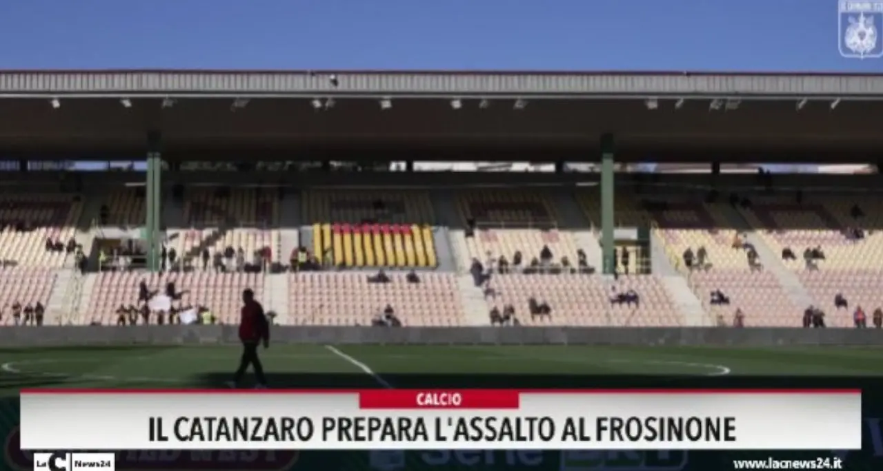 Il Catanzaro prepara l'assalto al Frosinone