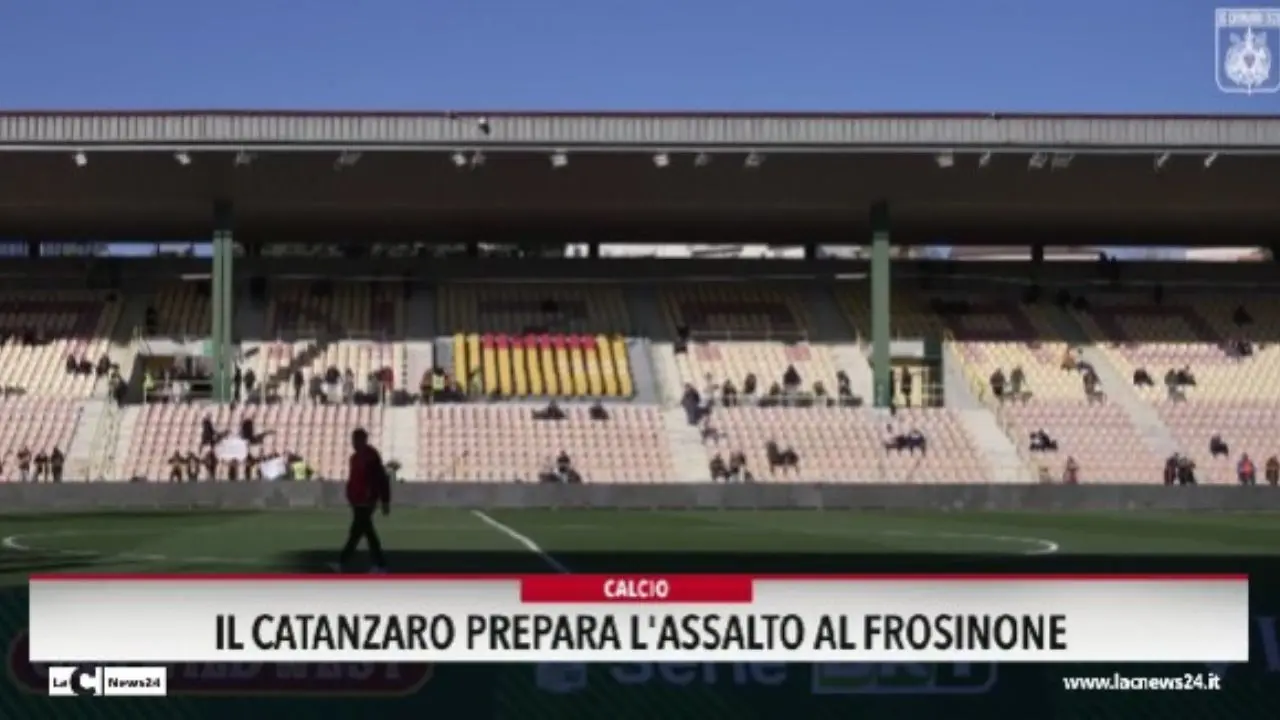 Il Catanzaro prepara l'assalto al Frosinone