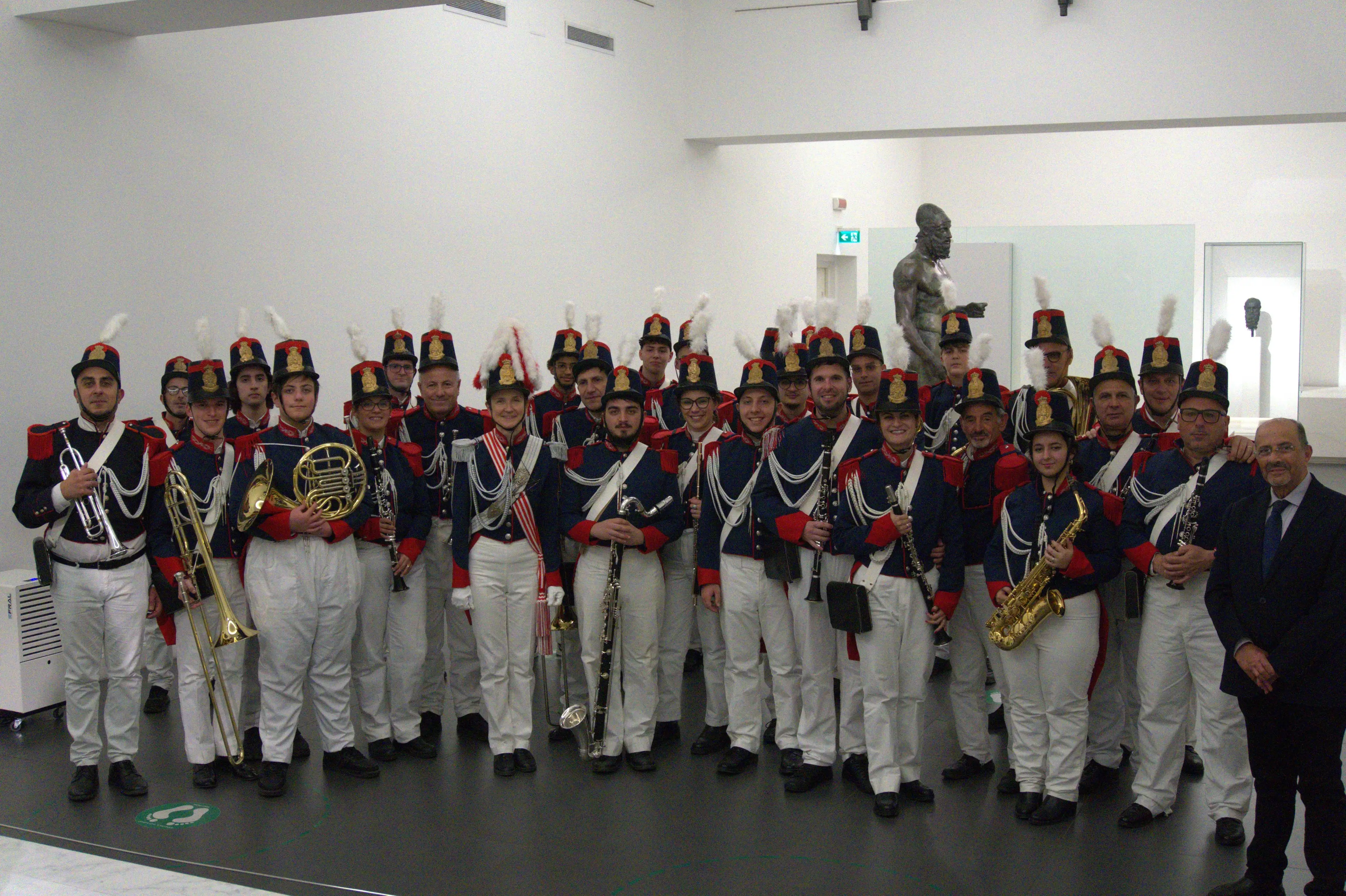 Epifania musicale al Museo Archeologico: la Banda della Città Metropolitana incanta con Verdi, Bellini e Strauss\n