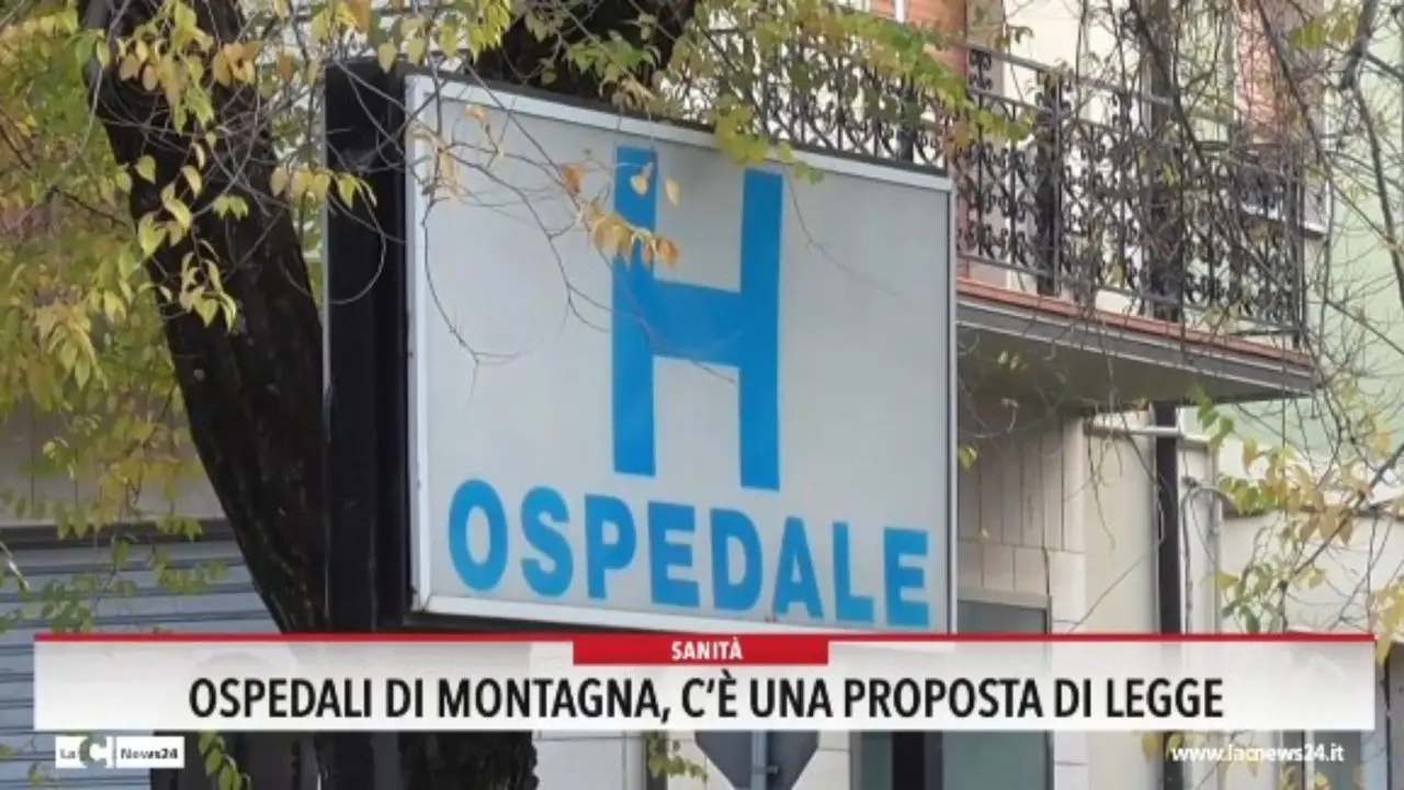 Ospedale di montagna, c'è una proposta di legge