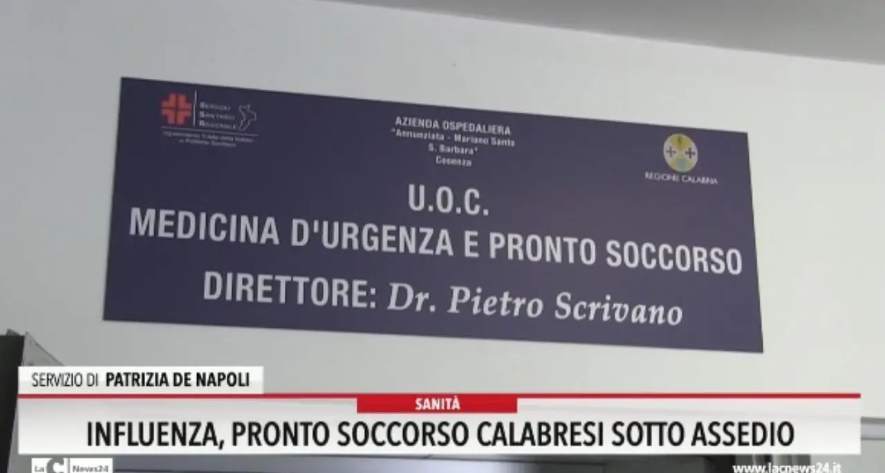 Influenza, pronto soccorso calabresi sotto assedio