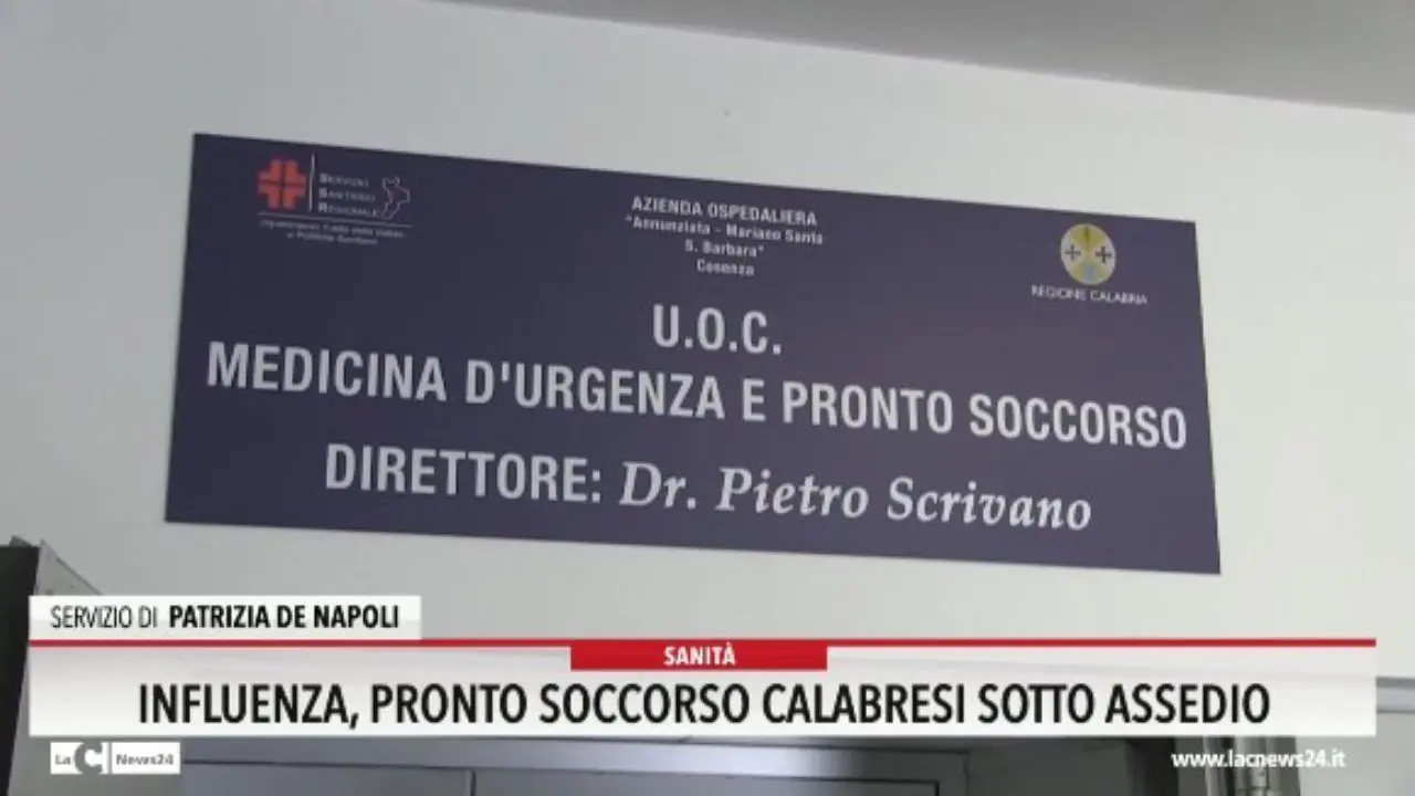 Influenza, pronto soccorso calabresi sotto assedio
