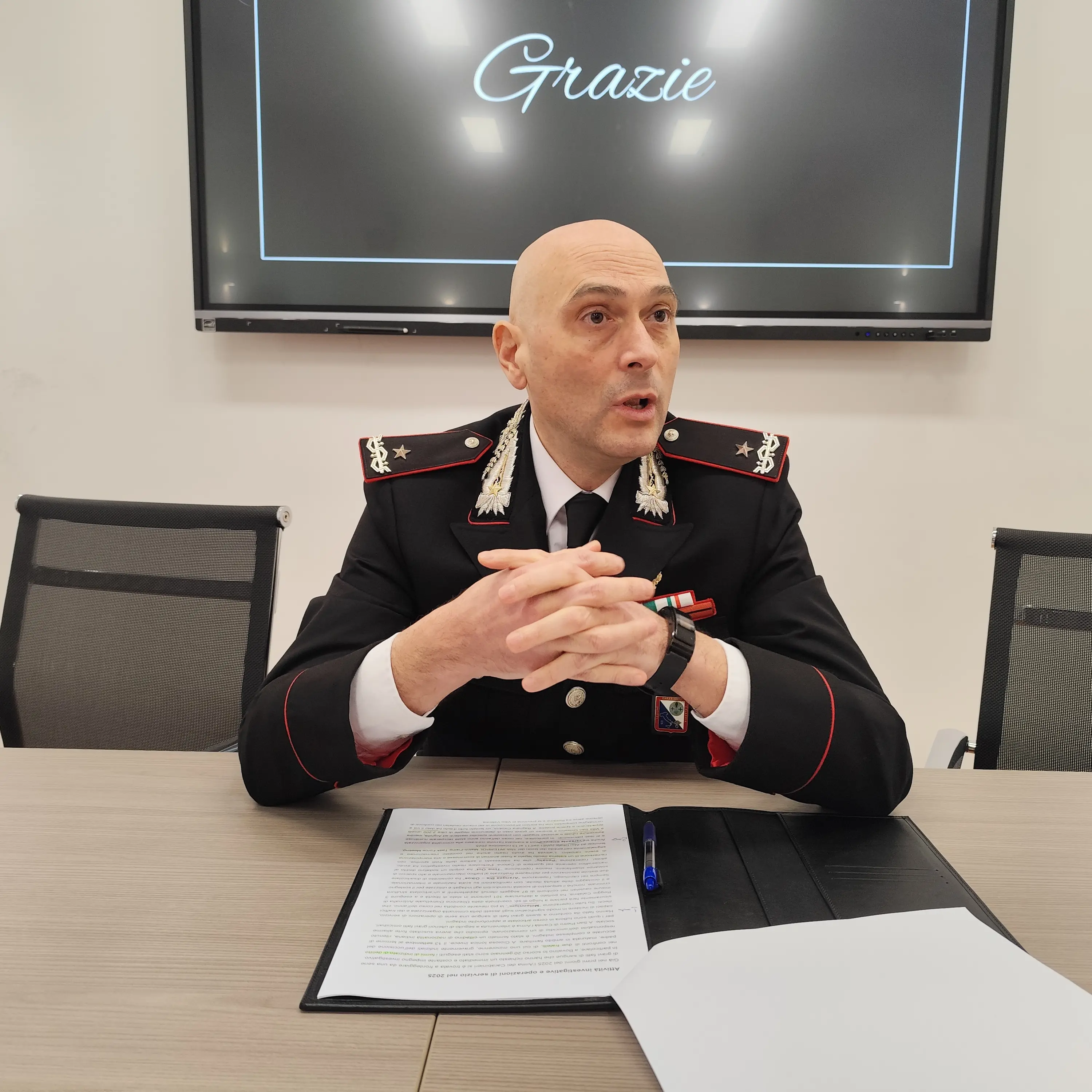 L’impegnativo 2025 dell’Arma dei Carabinieri promosso dal comandate Totaro: «Pagine indelebili nella lotta al crimine»\n